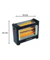 Şömine Tipi Isıtıcı Soba 1800W