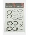 Sonsuzluk Tattoo Dövme Sticker
