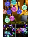 sonx 10 Metre 50 Top Güneş Enerjili Solar Led Işık Dekoratif Rgb