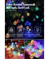 sonx 10 Metre 50 Top Güneş Enerjili Solar Led Işık Dekoratif Rgb