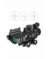 Spıke 4x32 Kırmızı Işıklı  Dürbünü 4x32