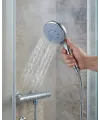 Spiral Hortumlu 4 Kademeli El Duşu Seti Duvar Askılı Banyo Duş Başlığı