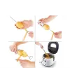 Spiral Patates Dilimleyici Aparat Çubukta Patates Cips Yapma