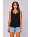 Sporcu Atlet Bisiklet Yaka Kolsuz Yazlık Atlet - Siyah