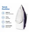 Sprıng Buharlı Ütü Seramik Taban 2600W Buhar 30-120GR