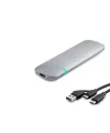 SSD Kutu Type-C 3.1 + Usb3.0 Nvme + Ngff M2 Chıp Rtl9210B Gri HDX1772