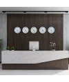 Standart Dünya Saatleri 5’li Siyah Set 36 cm
