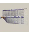 Statik Akıllı Kağıt Ingilizce Çarpım Tablosu 100x56 Cm