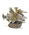 Steampunk Polyester Tasarım Balık Figürü