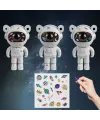 Stickerlı ,Kumandalı ASTRONOT Model Gece Lambası