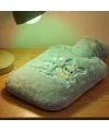 Stitch Figürlü Gri Peluş Sıcak Su Torbası 1 Litre