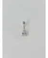 Su Damlası Detaylı Göbek Piercing - Pg0023