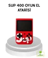 Sup Retro El Konsolu – 500 Oyun, Tv Bağlantılı, 3 İnç Ekranlı Şarjlı Mini Atari