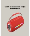 Suya Dayanıklı 20w Rgb Hoparlör Bluetooth, Usb, Sd Kart Ve Aux Girişli