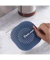 Süzgeçli Lavabo Gider Koruyucu Mat Gri