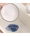 Süzgeçli Lavabo Gider Koruyucu Mat Gri
