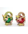 Swarovski Taşlı Tavuskuşu Kutu