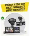 Ta-01 3 Kameralı 1080p Araç Kamerası Siyah