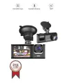Ta-01 Siyah 1080p Araç İçi 3 Kameralı Lcd Ekranlı Gece Görüşlü , G-sensör , Geri Görüş Kamera