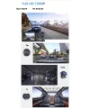 Ta-01 Siyah 1080p Araç İçi 3 Kameralı Lcd Ekranlı Gece Görüşlü , G-sensör , Geri Görüş Kamera