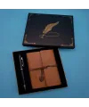Taba Deri Defter ve Kalem Set