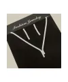 Tamtur Baget Taşlı Lüks Set Kolye 4 mm