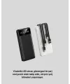 Taşınabilir 20.000 Mah Hızlı Şarj Powerbank 4 Çıkışlı