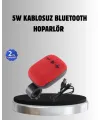 Taşınabilir Bluetooth Hoparlör – 5w Güçlü Ses, Tws Ve Fm Radyo Özellikli