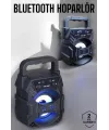 Taşınabilir Bluetooth Hoparlör Led Işıklı Uzun Pil Ömrü