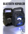 Taşınabilir Bluetooth Hoparlör Led Işıklı Uzun Pil Ömrü