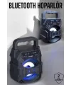 Taşınabilir Bluetooth Hoparlör Led Işıklı Uzun Pil Ömrü