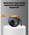 Taşınabilir Bluetooth Hoparlör – Rgb Işıklı, Güçlü Bas Ve 8 Saat Pil Ömrü