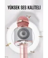 Taşınabilir Bluetooth Karaoke Mikrofon: Hafıza Kart Girişli, Etkileyici Performans