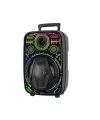 Taşınabilir Bluetooth Speaker Mikrofonlu Rgb Işıklı Karaoke Ses Sistemi