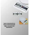 Taşınabilir Dijital Terazi – Çift Ölçü Birimi Destekli
