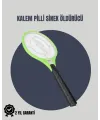 Taşınabilir Elektronik Sinek Swatter – Kimyasal İçermeyen, Ergonomik Tasarım