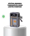 Taşınabilir Kablosuz Hava Pompası – 150 Psı Güçlü Basınç Ve 6000mah Şarjlı