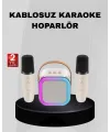 Taşınabilir Karaoke Hoparlör Bluetooth 5.0 Ve Çift Mikrofonlu