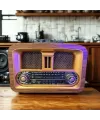 Taşınabilir Klasik Am/fm/sw  Retro Ev Radyo Usb İle Şarj Olabilen Retro Radyo