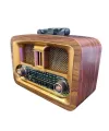 Taşınabilir Klasik Am/fm/sw  Retro Ev Radyo Usb İle Şarj Olabilen Retro Radyo