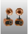 Taşınabilir Mini Retro Radyo Bluetooth Hoparlör Usb Sd Aux Destekli