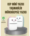 Taşınabilir Mini Termal Yazıcı 200 Dpı Bluetooth Bağlantılı