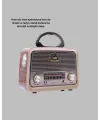 Taşınabilir Nostalji Radyo Bluetooth Usb Aux Girişli