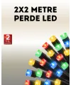 Taşınabilir Pil İle Çalışan Led Işık – 2x2 Metre Perde Modeli