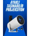 Taşınabilir Projeksiyon Ayaklı Projektör Android Uyumlu Hdmı Girişli