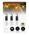 Taşınabilir Şarjlı Led Ampül Outdoor Kamp Bahçe Lambası
