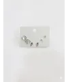 Tatlı Balık Ve Kılçık Detaylı Altılı Küpe - Kp00562