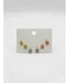 Tatlı Minik Kaplumbağalar Altılı Küpe - Kp00663