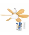 Tavan Vantilatörü ve LED Avize - Uzaktan Kumandalı - 6 Kanatlı - 52 cm