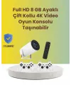 Tçift Kollu Tasarımlı Kablosuz Projeksiyon – 4k, 10.000 Oyun Ve Smart App Desteği